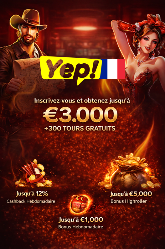 YEP Casino: bonus, activation, d&eacute;lais et perte de l&rsquo;avantage